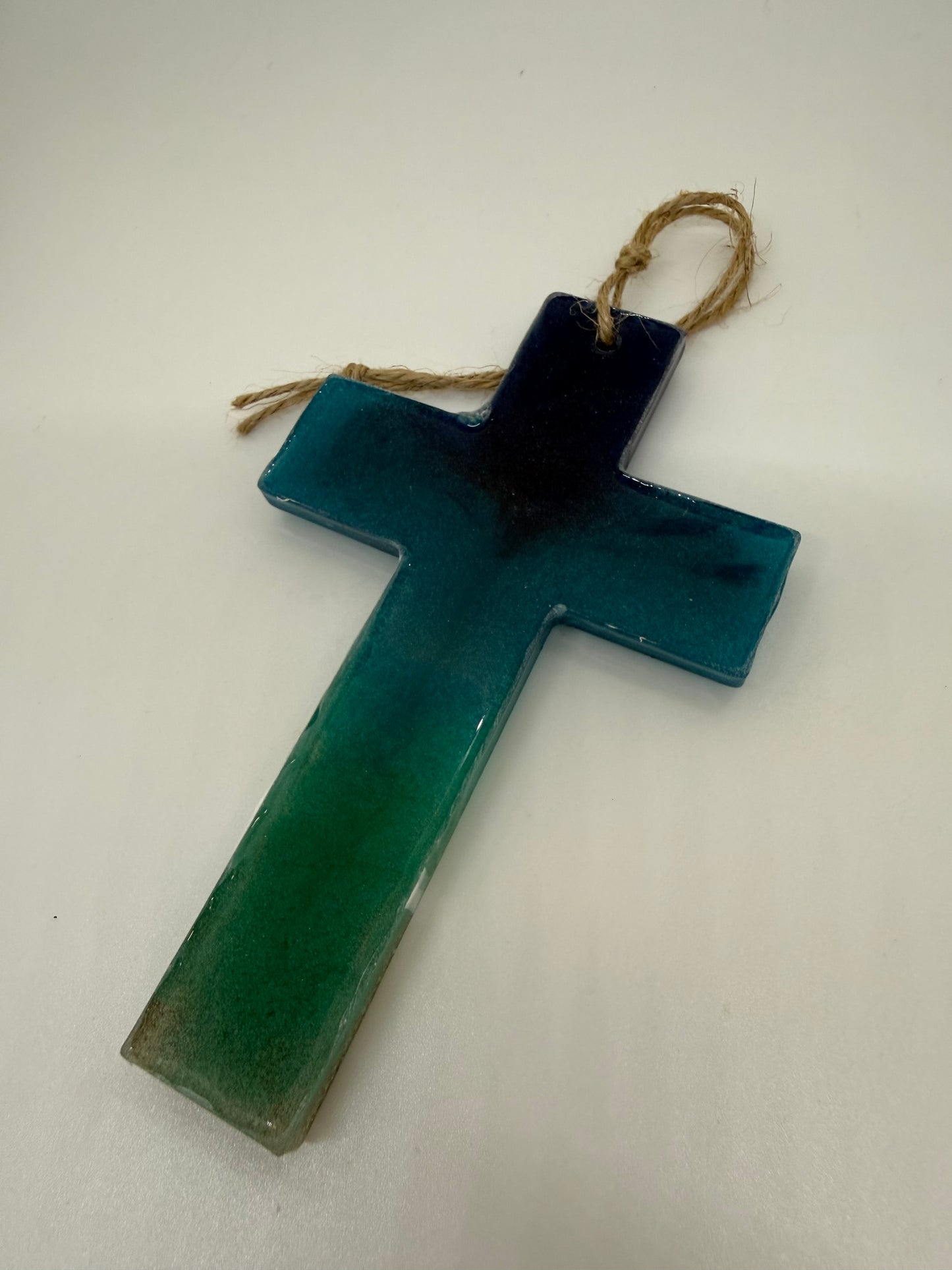 Memorial Resin Cross with Ashes, Custom Order