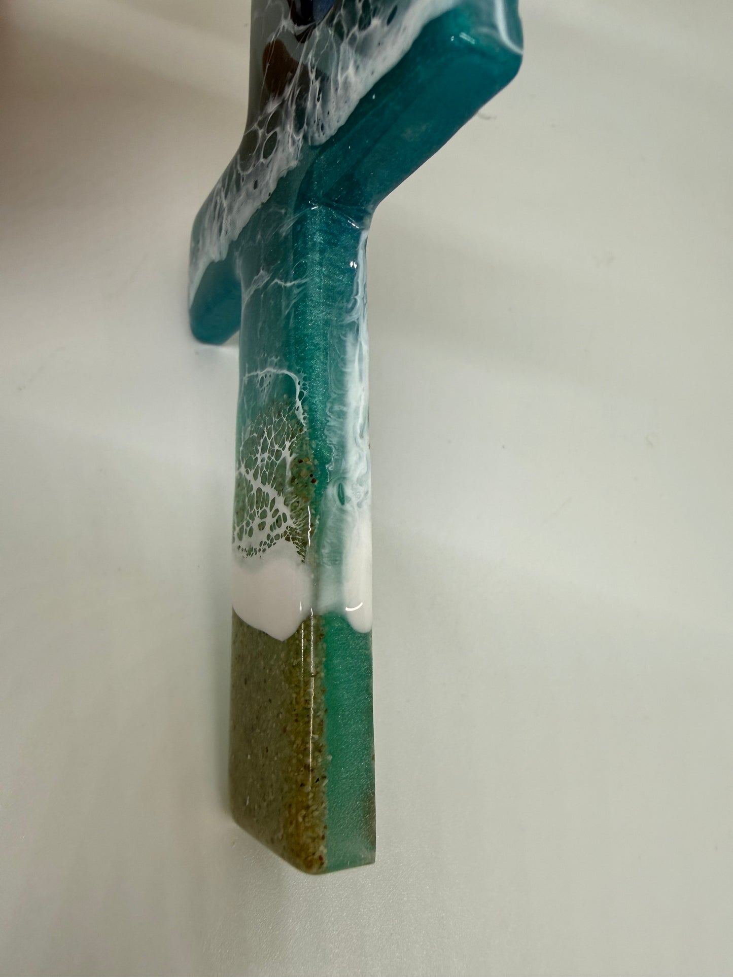 Memorial Resin Cross with Ashes, Custom Order